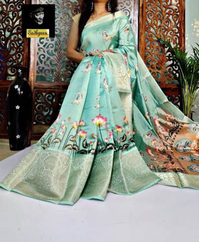 Manikarnika Vol 8 By Pal Silk Printed Partywear Saree Collection